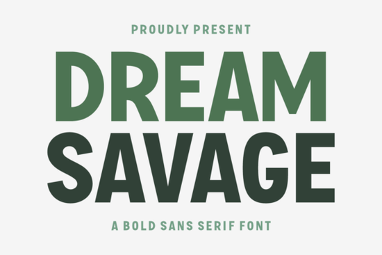 Dream Savage Font